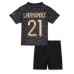 Maillot de foot Paris Saint-Germain Lucas Hernandez #21 Troisième vêtements enfant 2023-24 Manches Courtes (+ pantalon court)